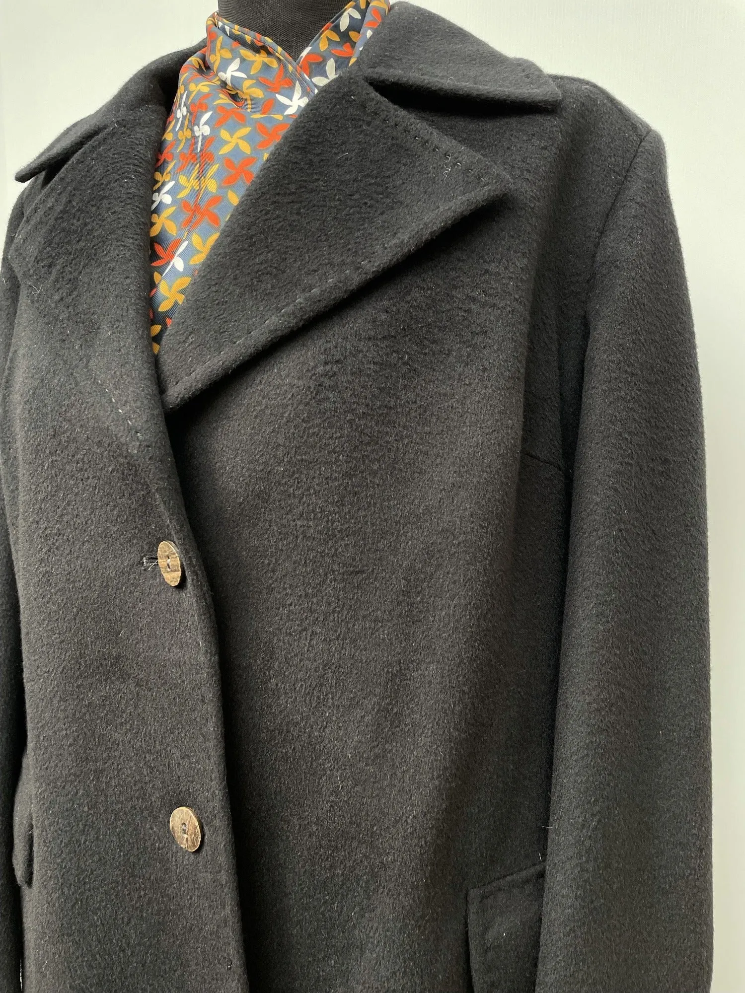 1970s Long Coat by Wetherall - Size 16