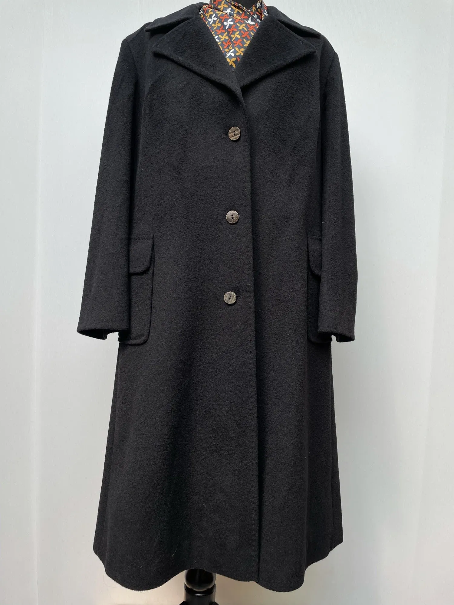 1970s Long Coat by Wetherall - Size 16