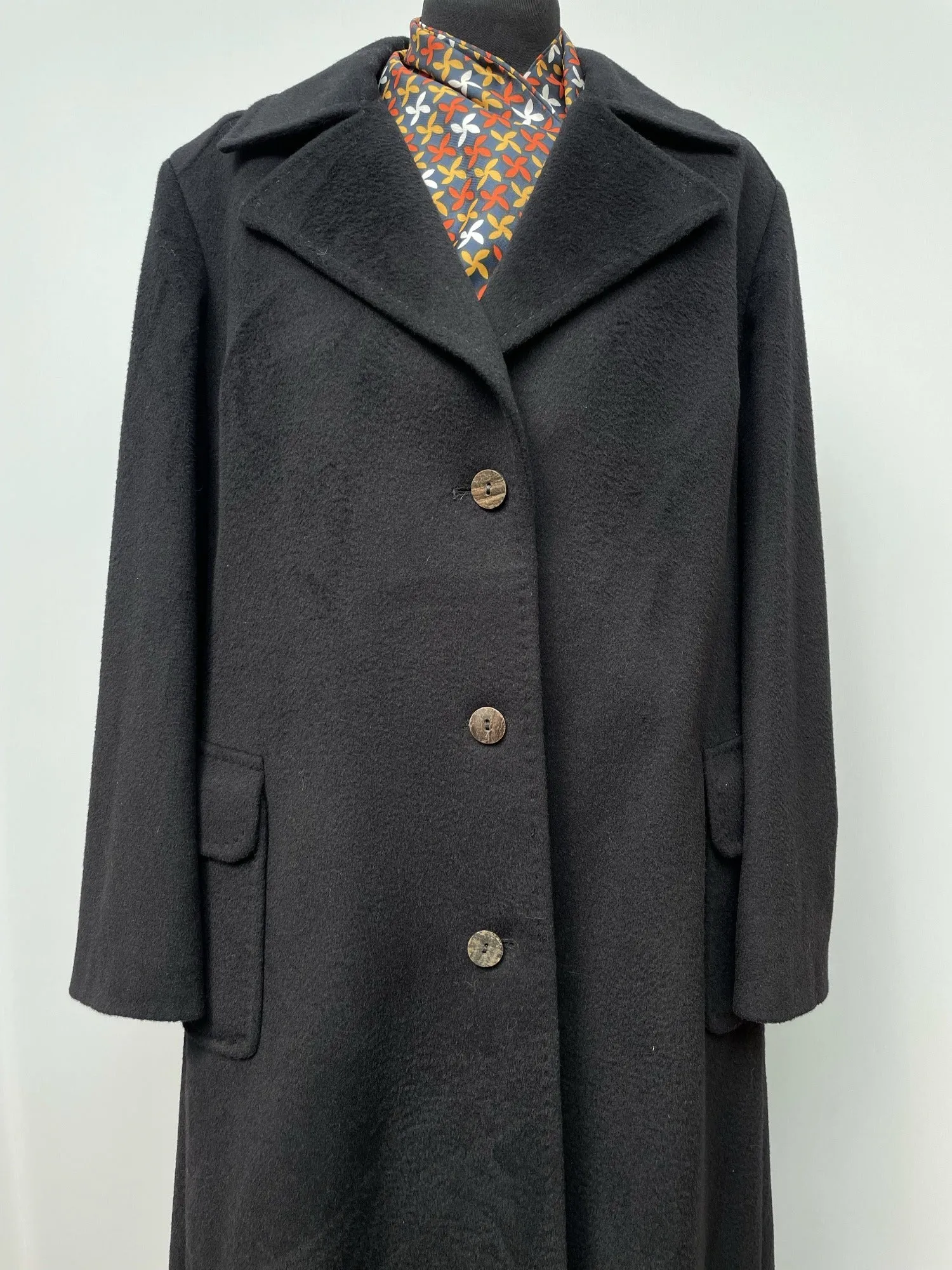 1970s Long Coat by Wetherall - Size 16