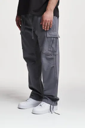 2Y Studios | LUNAS 2-POCKET CARGO PANTS | grey
