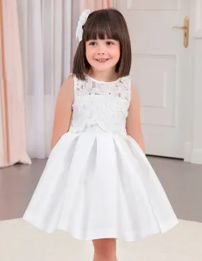 Abel & Lula Guipure Lace And Mikado Silk Dress