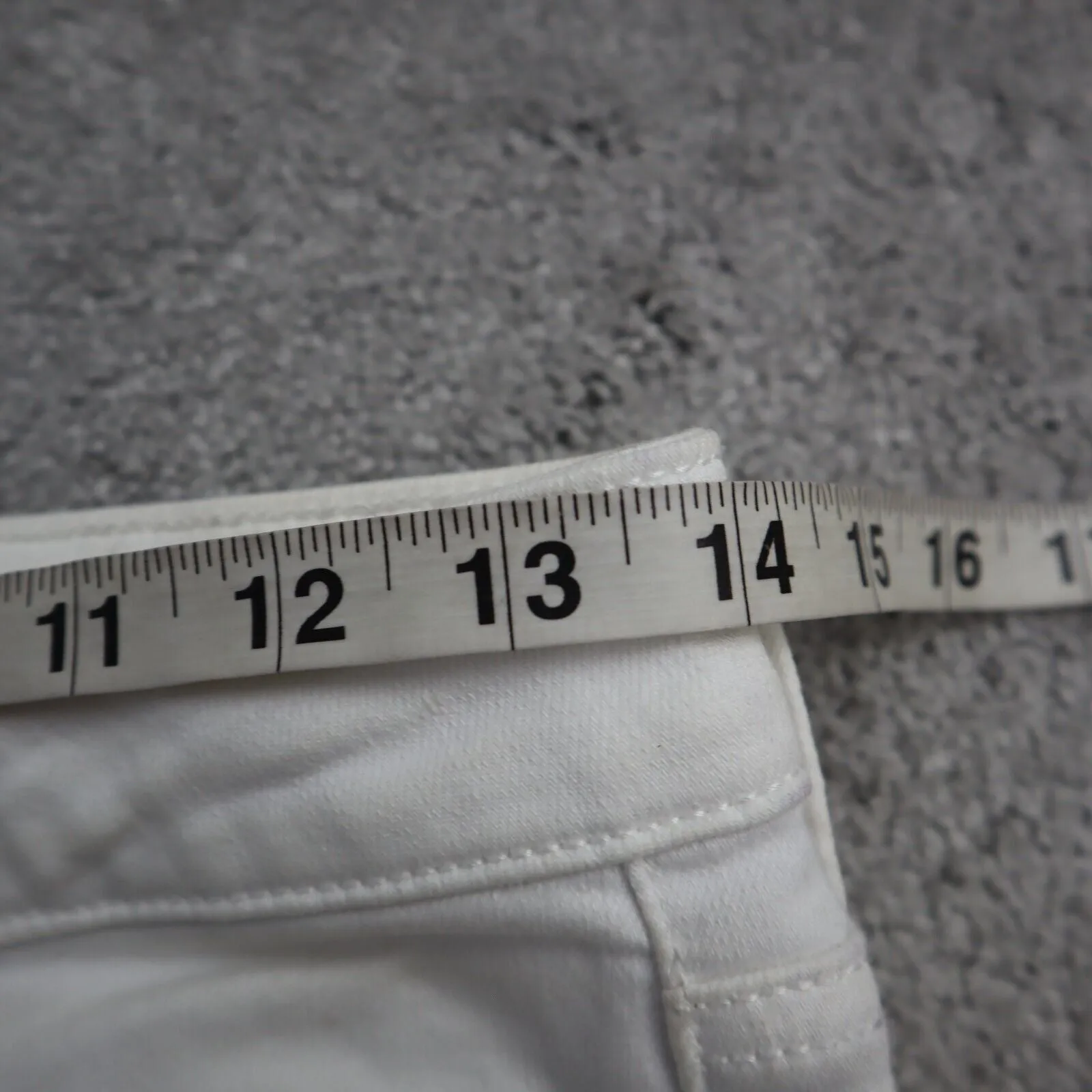 American Eagle Womens Straight & Pencil Skirt Stretch Flat Front White SZ 2 Reg