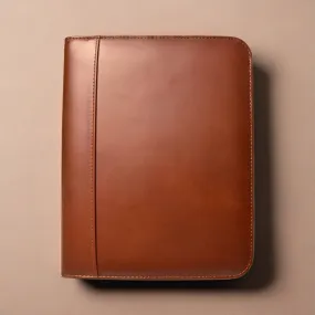Aston Leather Collector's 10 Pen Case - Cognac