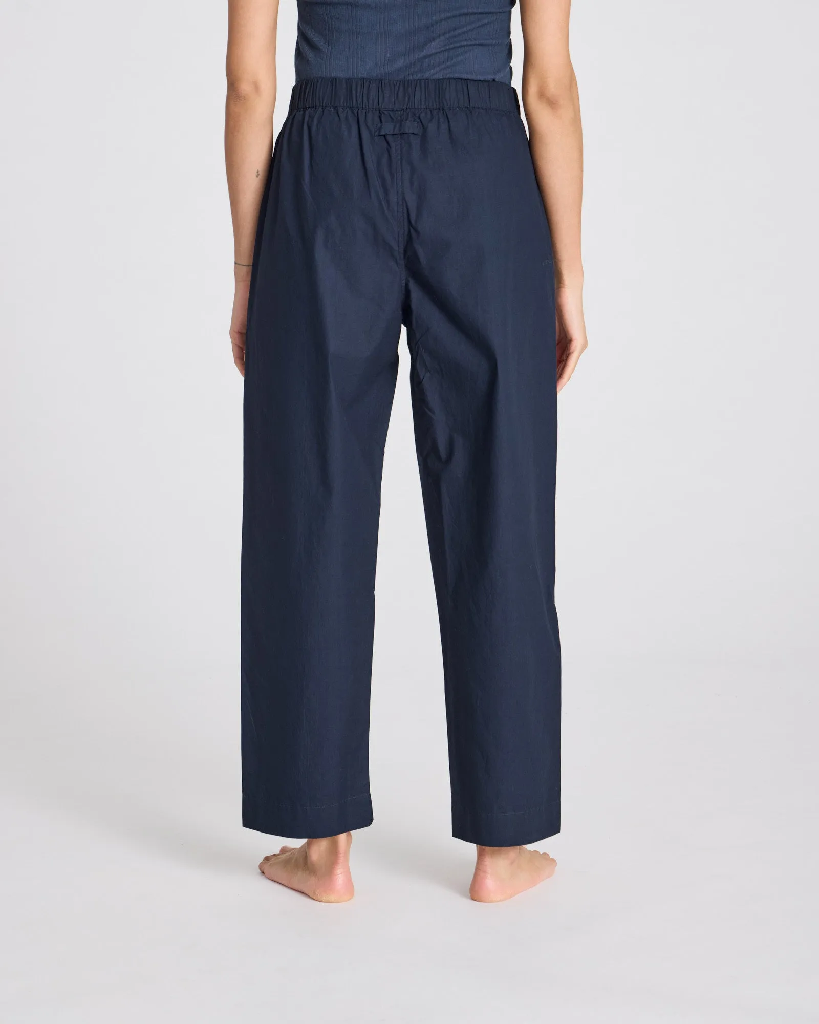 Astrid Pant Poplin - Midnight Blue