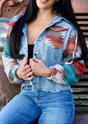 Aztec Button Down Shacket