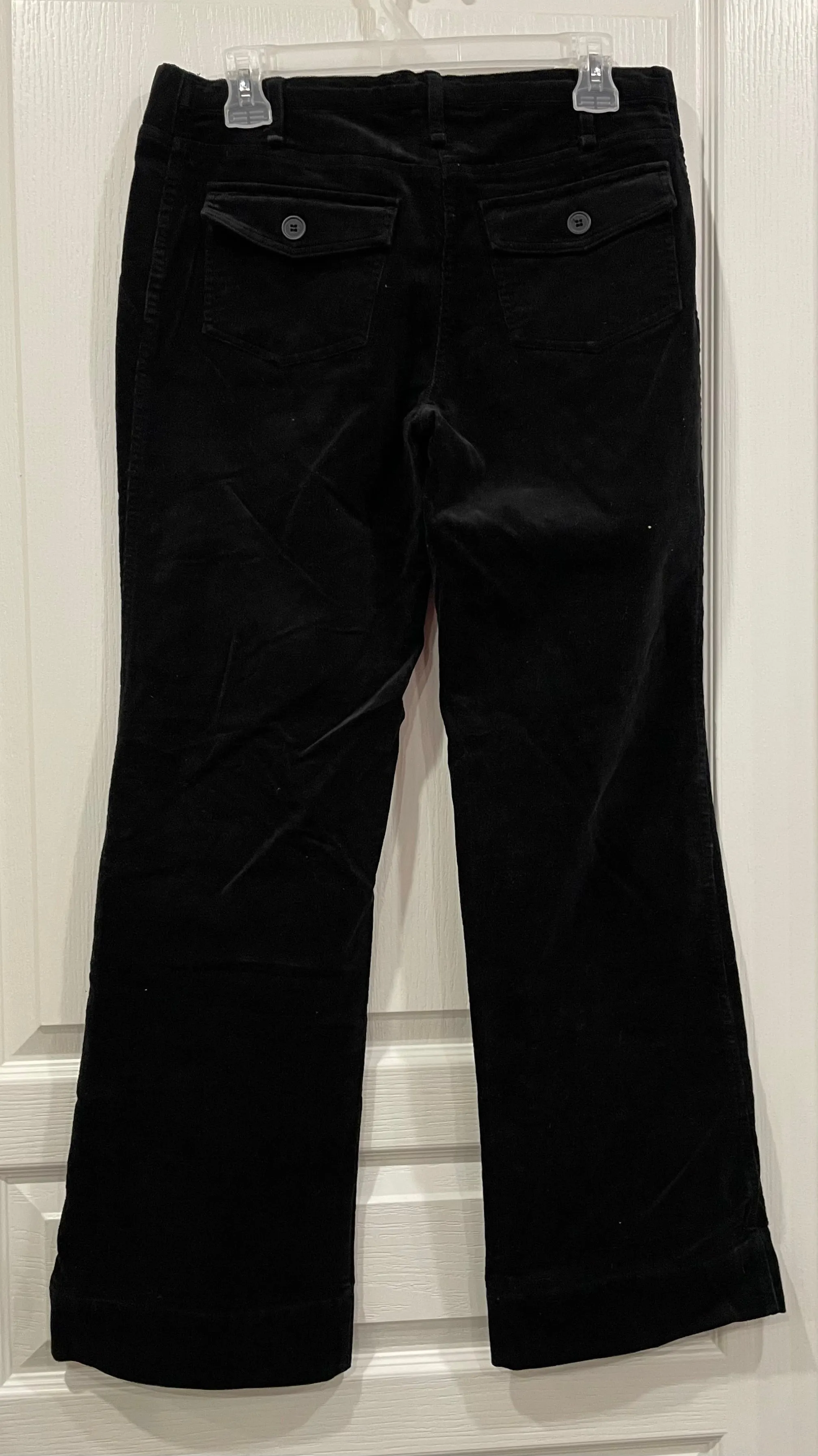 Black Maternity Corduroy Pants, size Small, Maternity S (4-6)