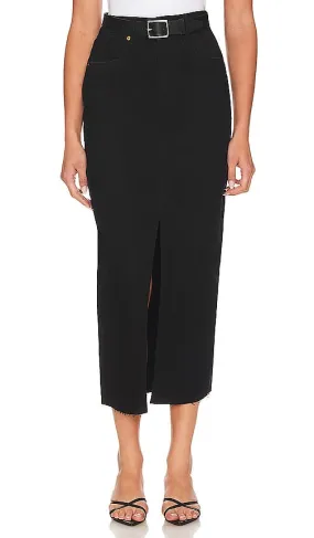 BLANKNYC Denim Pencil Skirt in Black