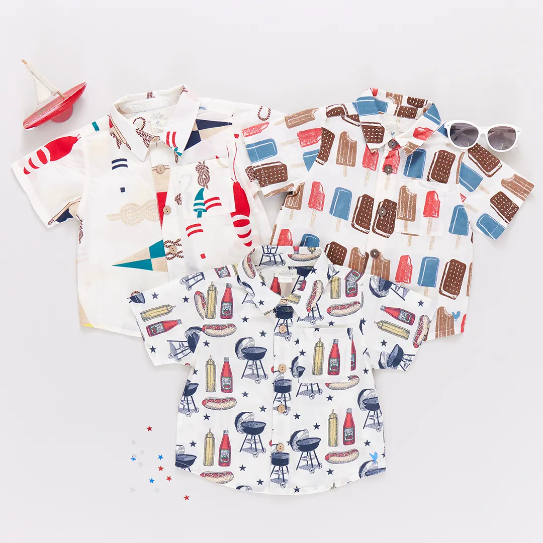 Boys Jack Shirt - Nautical Notions