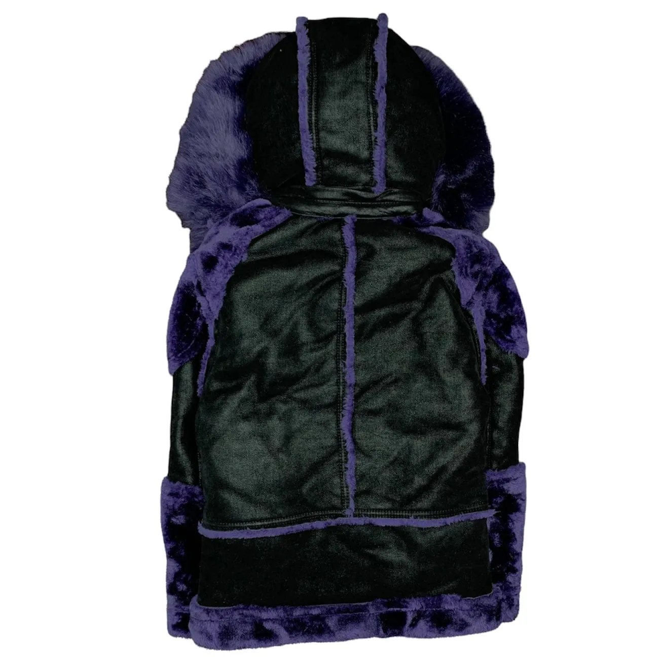 Boys Jordan Craig El Jefe Shearling Moto Jacket (Black Iris) 91536B