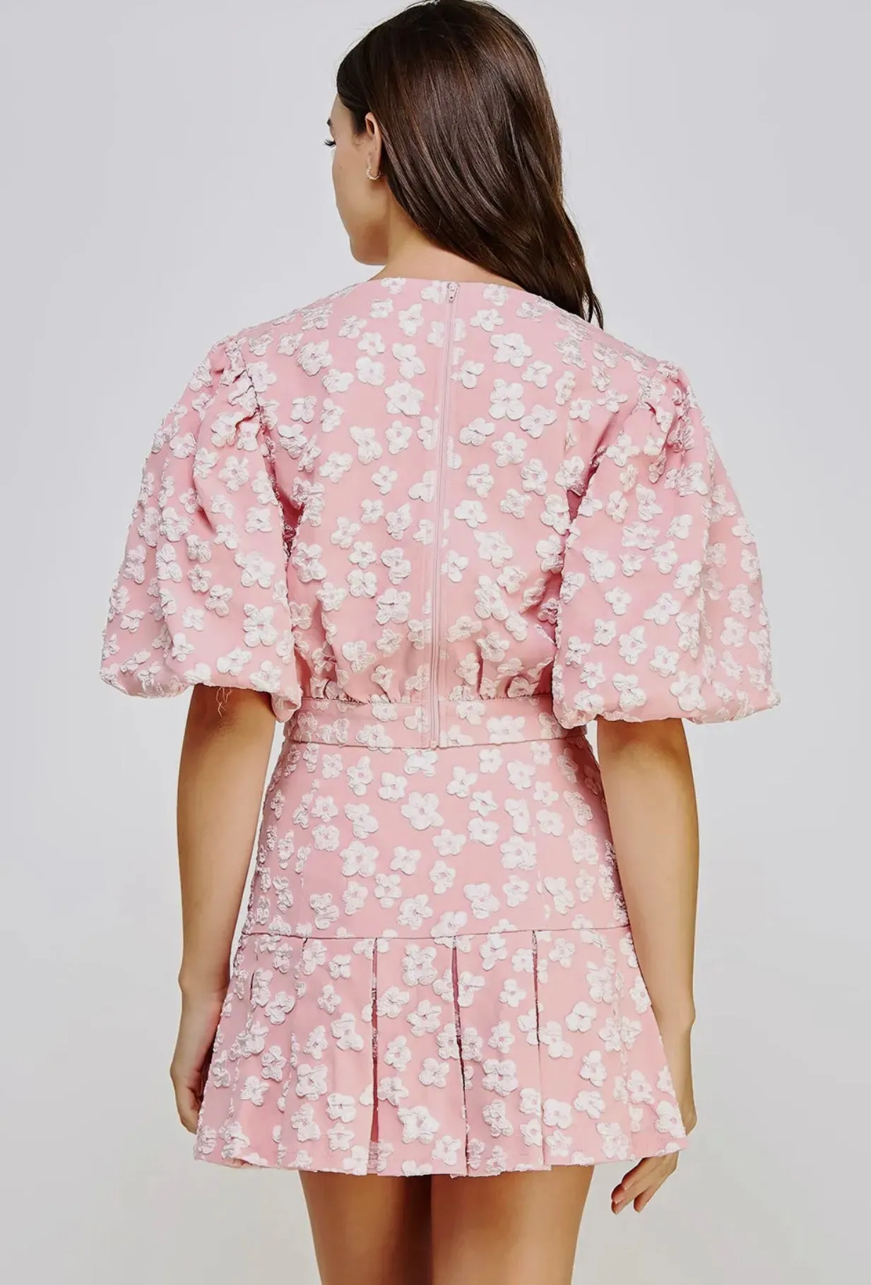 Bring Me Roses Jacquard Mini Skirt