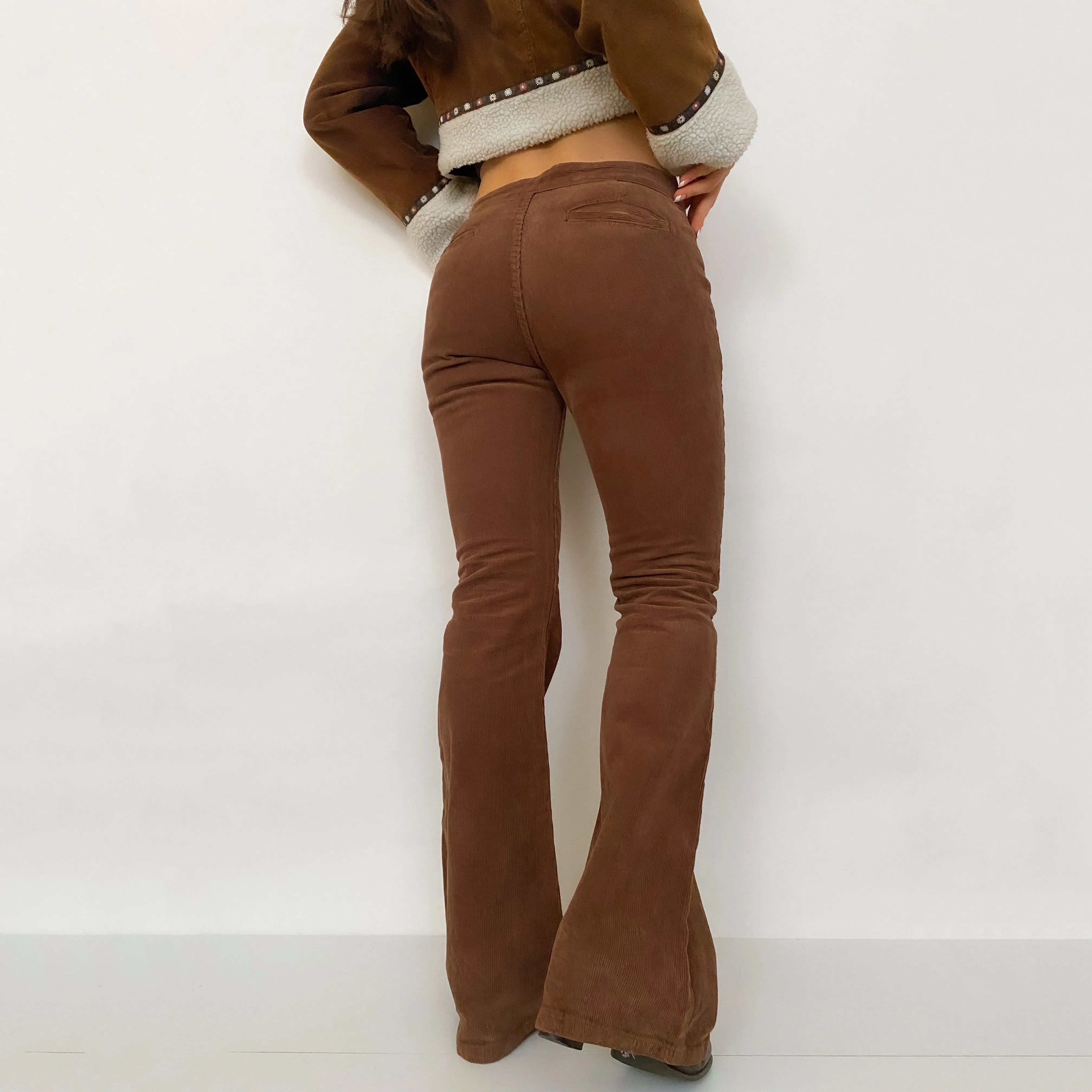 Brown Corduroy Flares