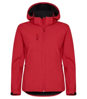 Classic Softshell Hoody Women Red 0200917