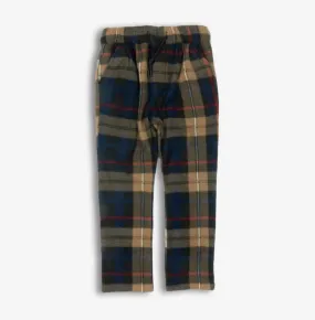 Club Pant - Navy/Khaki Plaid