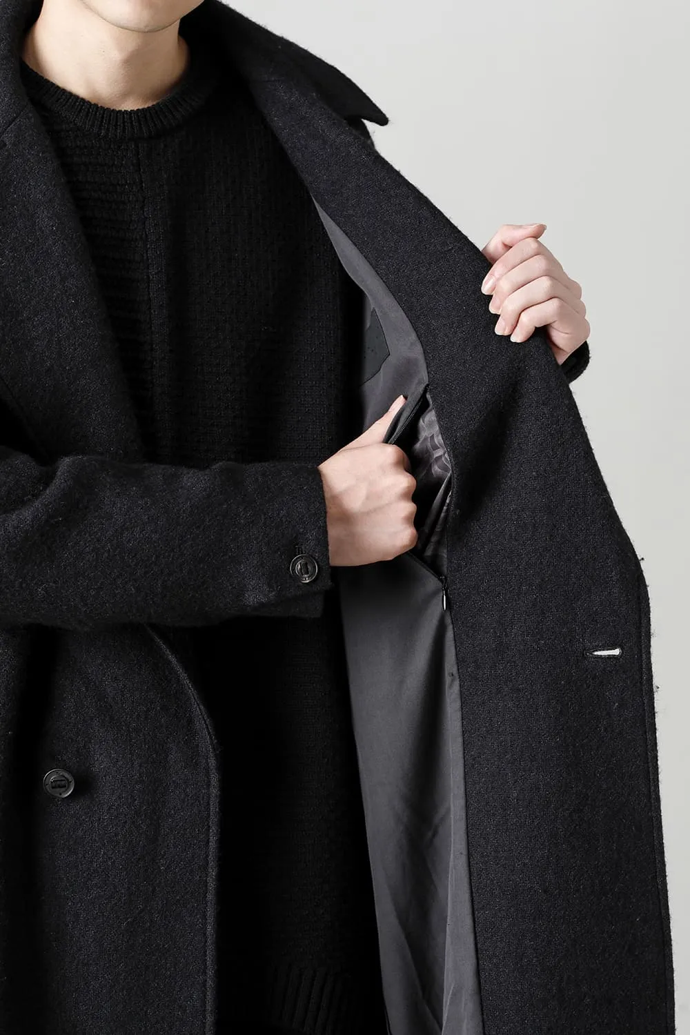 Coat wool milling