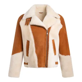 Dallas Shearling two-tone Jacket