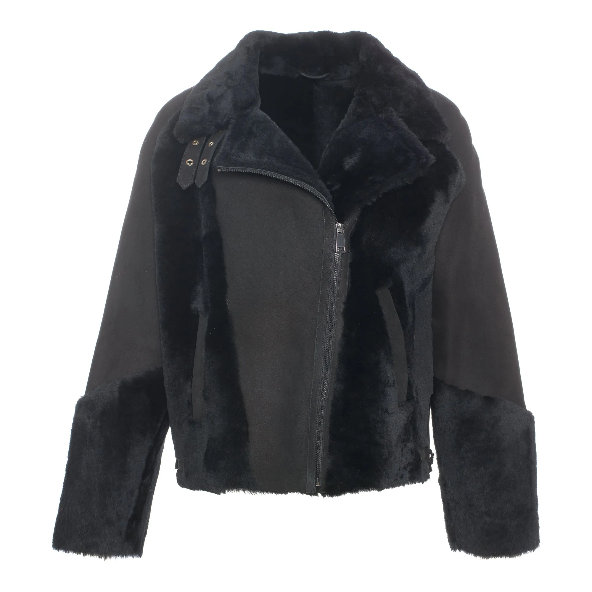 Dallas Shearling two-tone Jacket