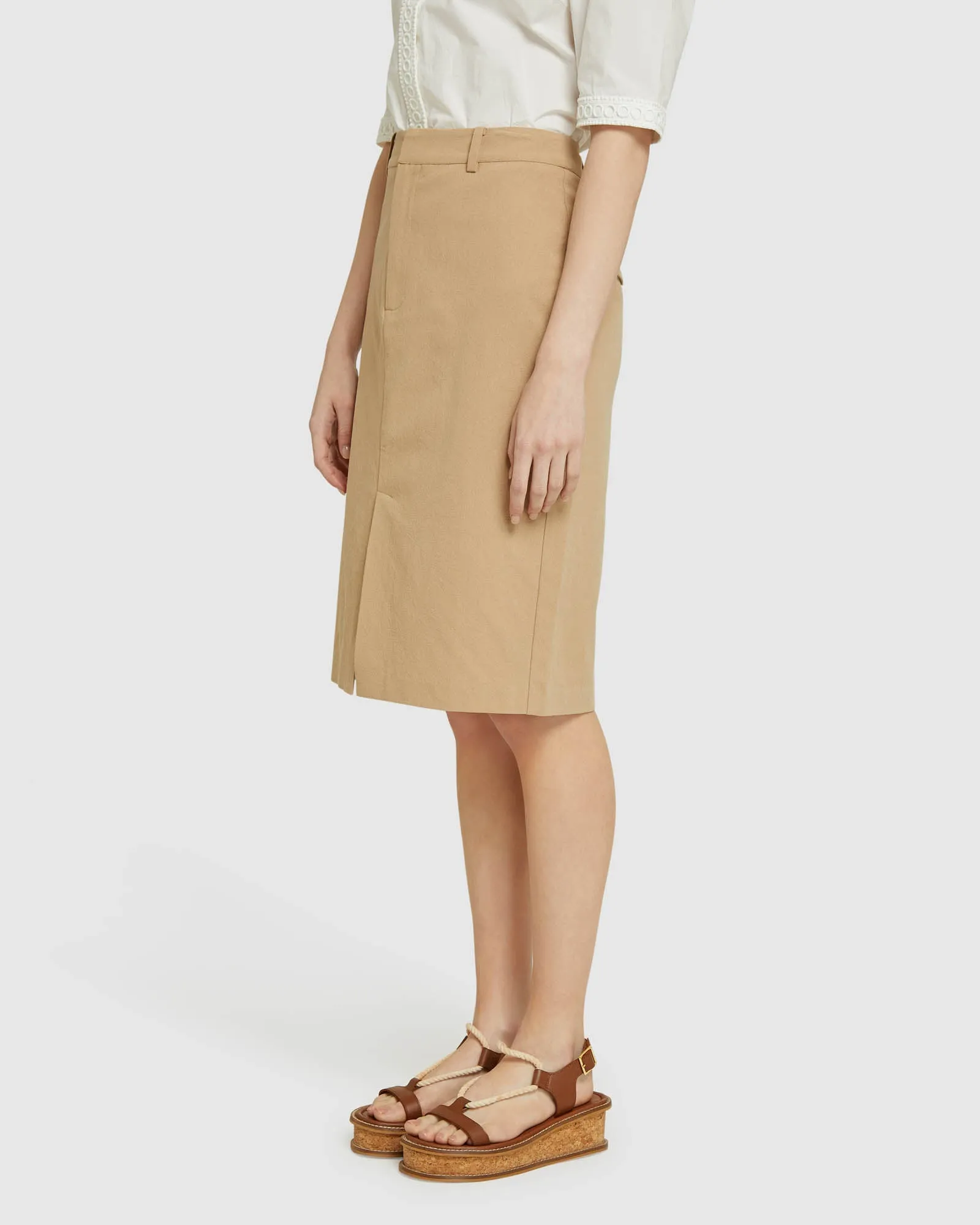 Deana Cotton Pencil Skirt