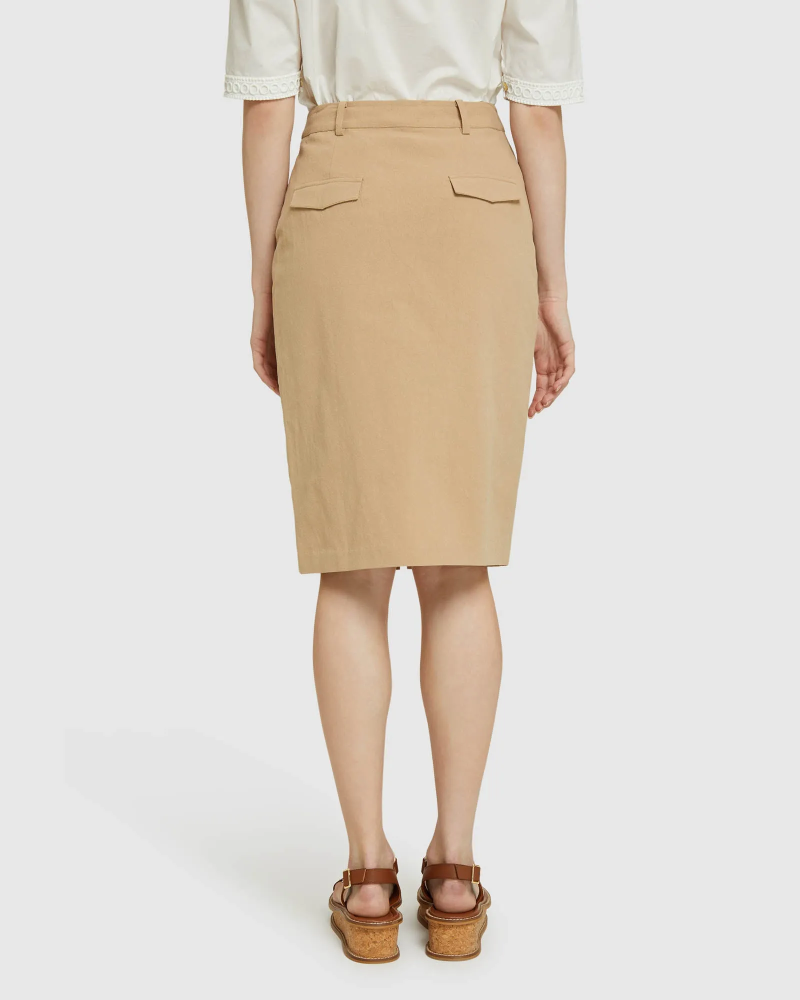 Deana Cotton Pencil Skirt