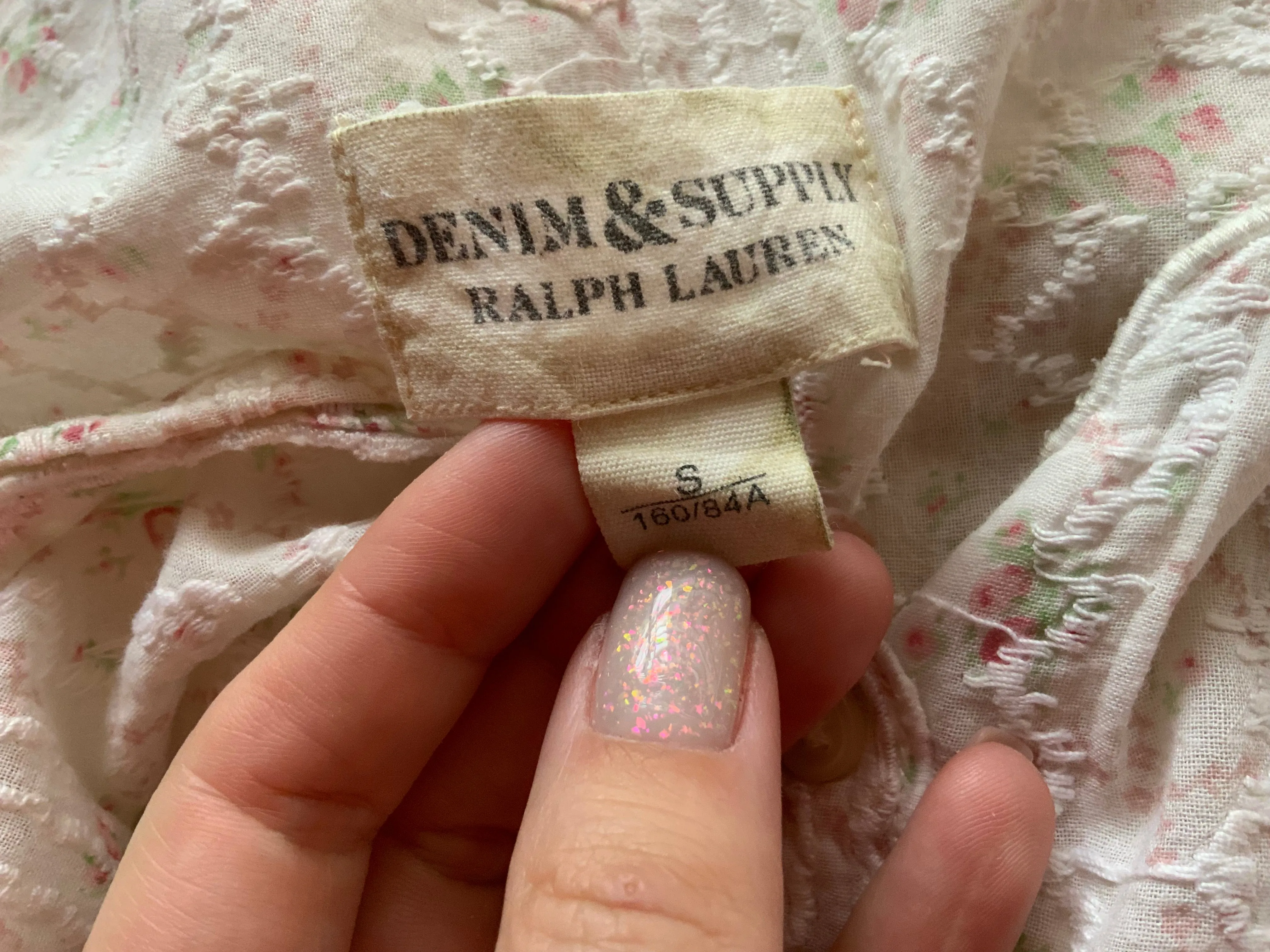 Denim Supply By Ralph Lauren Swiss Floral Babydoll Dress Embroidered Bohemian S ladies