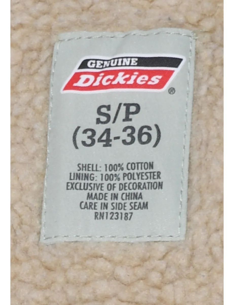 Dickies Brown Sleeveless Workwear Jacket - S