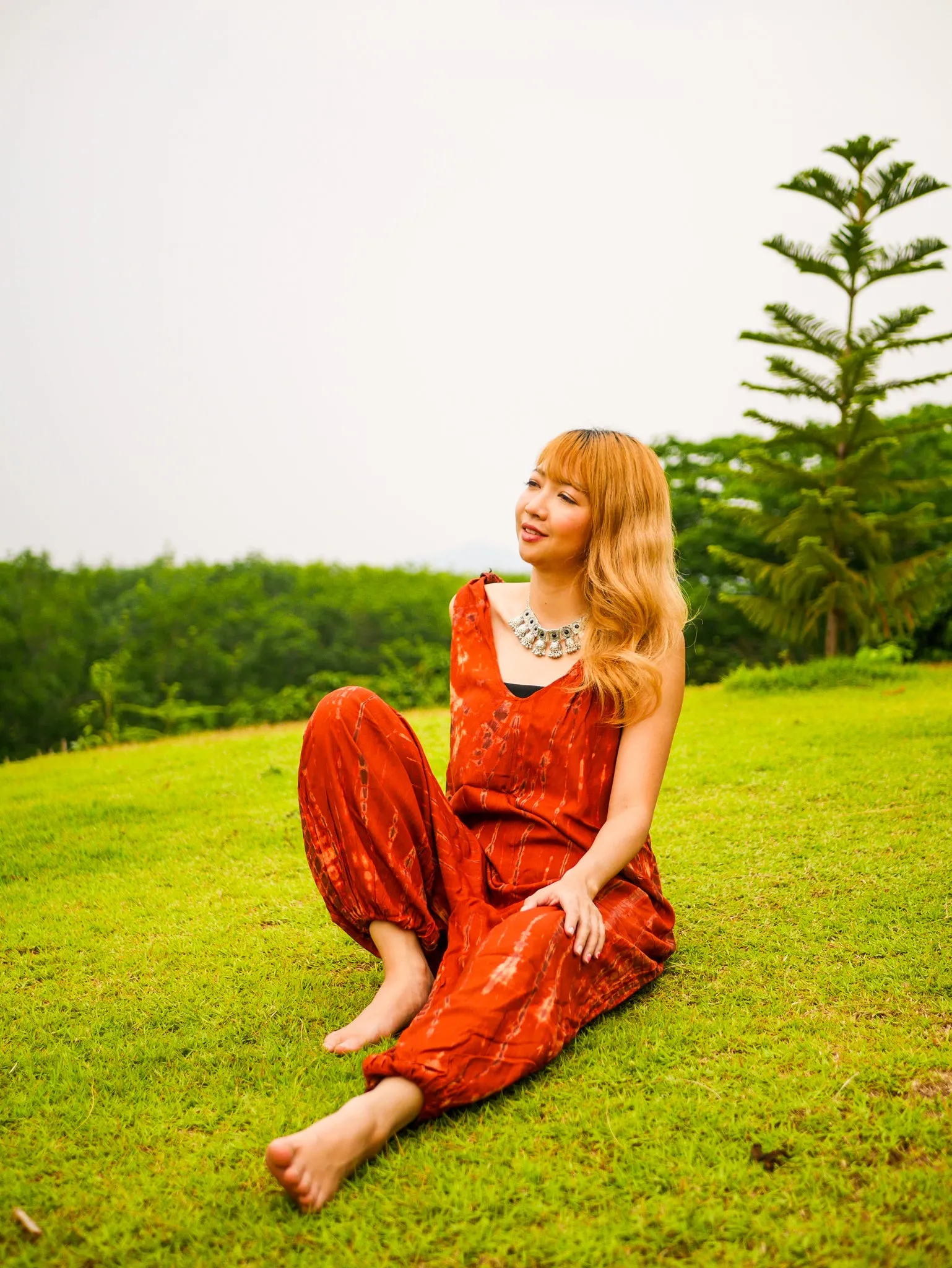 Ember Racerback Dungarees Jumpsuit Romper