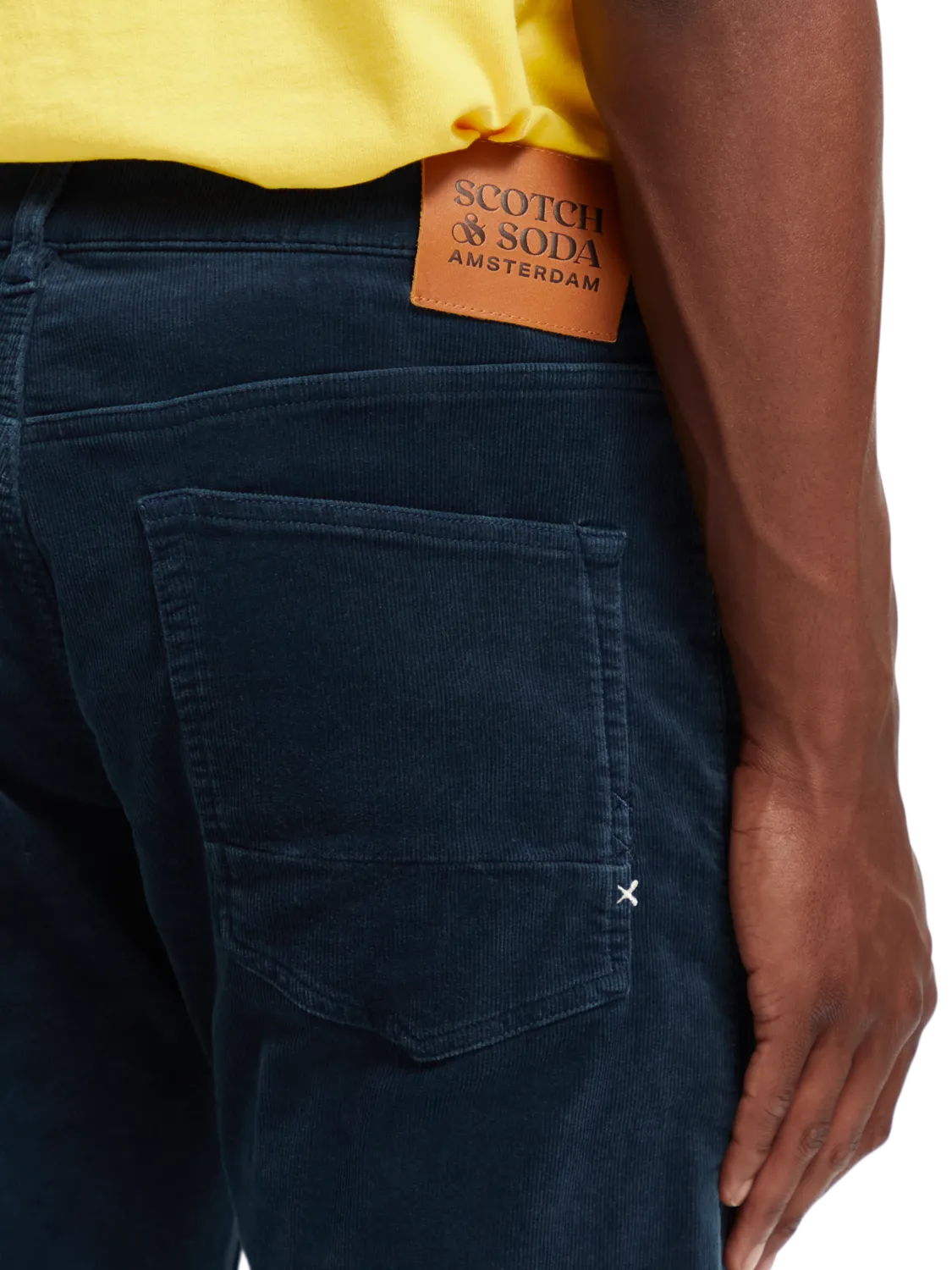 Garment Dyed Ralston Corduroy Pant in Steel
