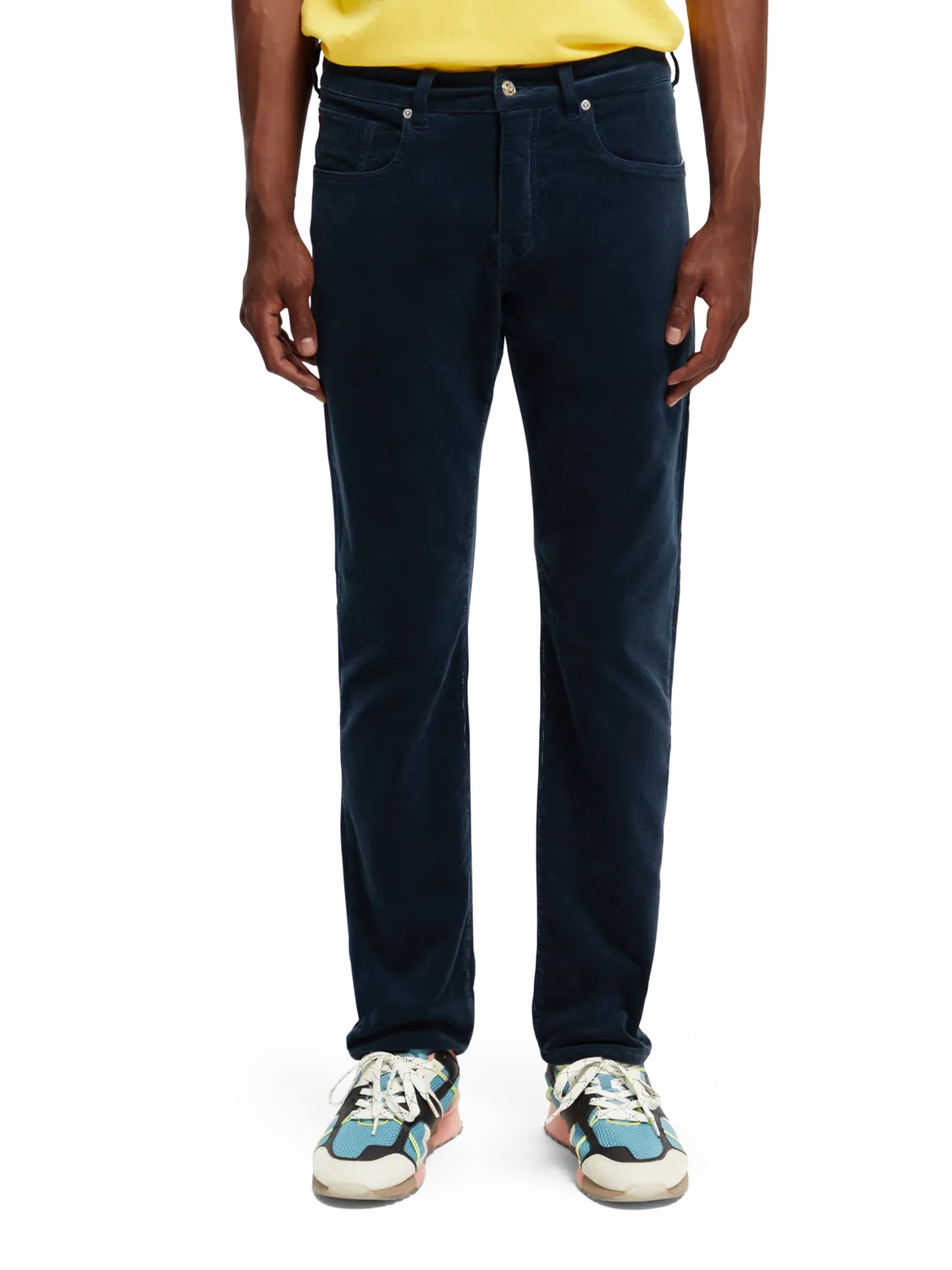 Garment Dyed Ralston Corduroy Pant in Steel