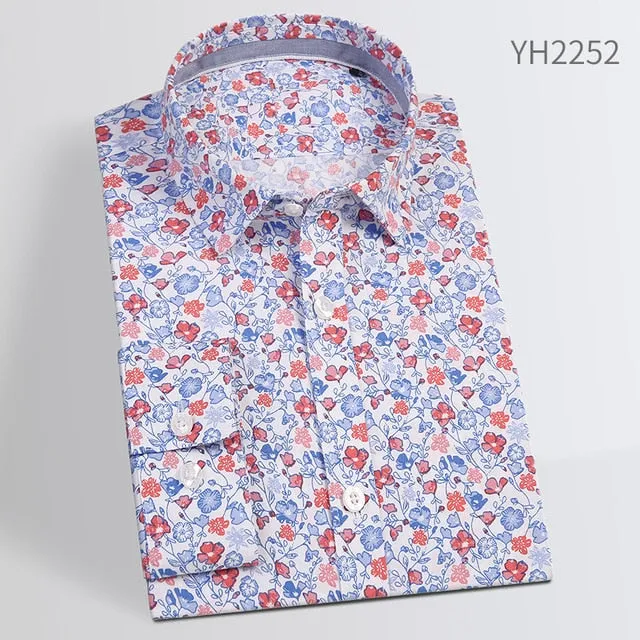 Jenkins Cotton Men Designer Shirt
