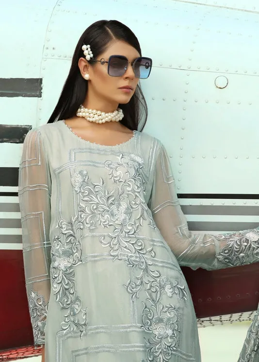 Latest Embroidered Chiffon Dress  # C2039