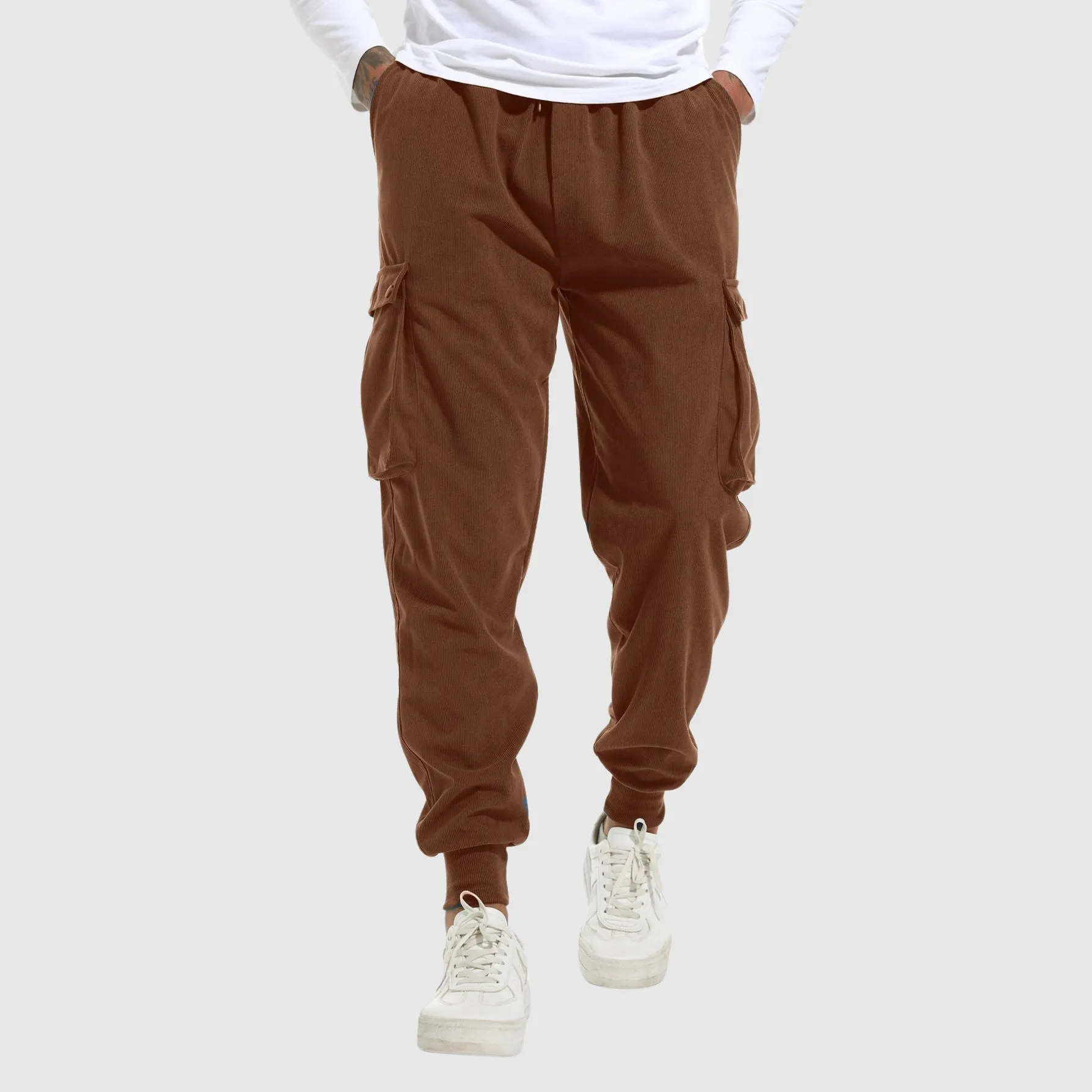 Lorenzo Vitali Classic Corduroy Utility Pants
