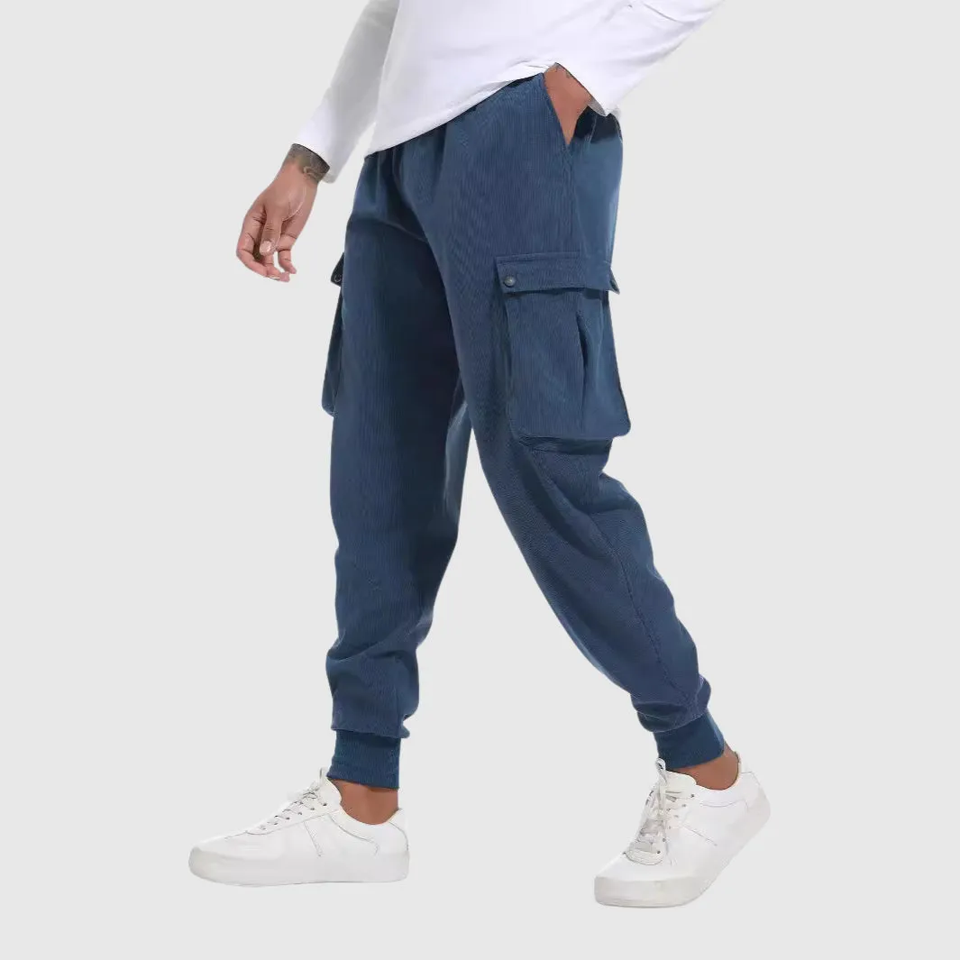 Lorenzo Vitali Classic Corduroy Utility Pants
