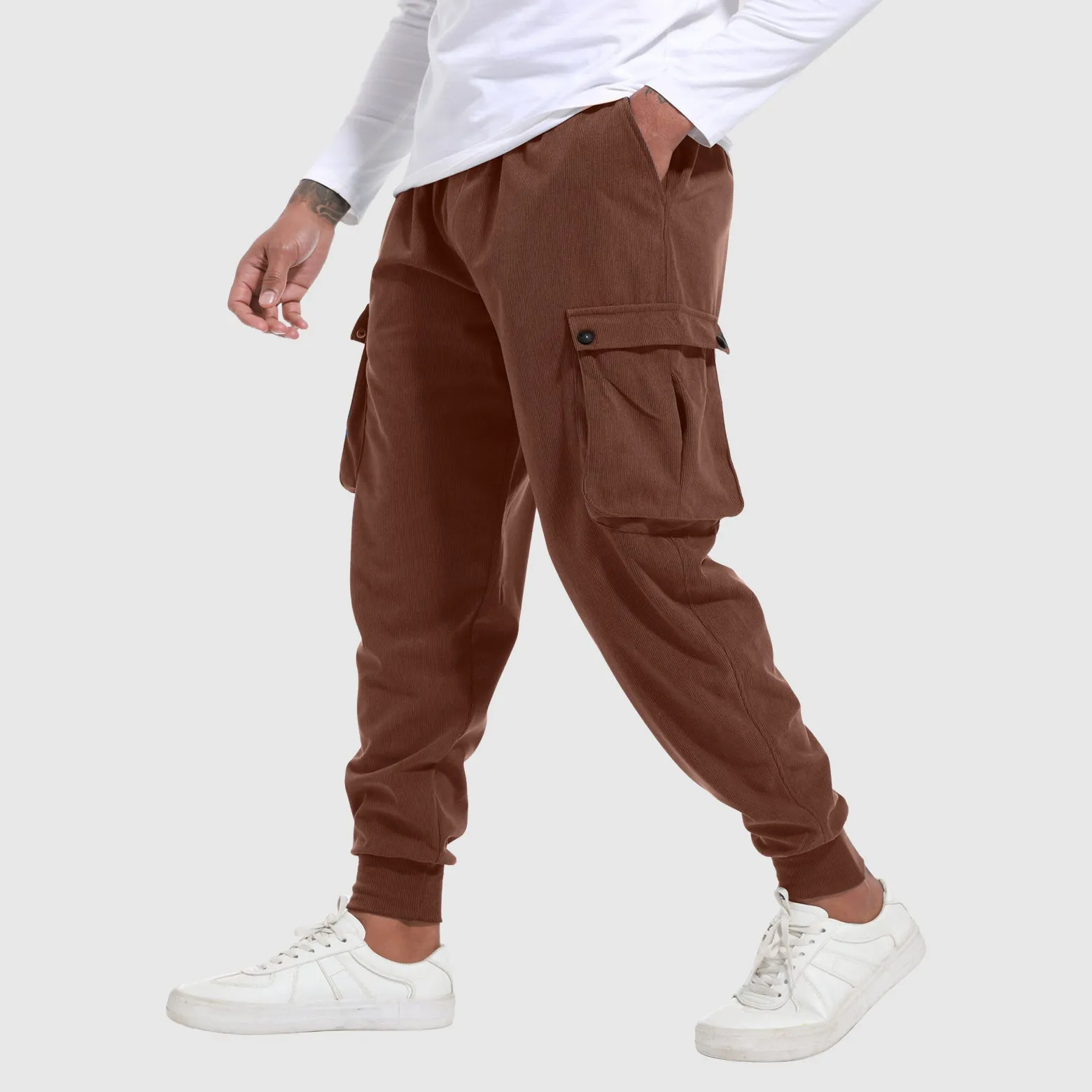 Lorenzo Vitali Classic Corduroy Utility Pants