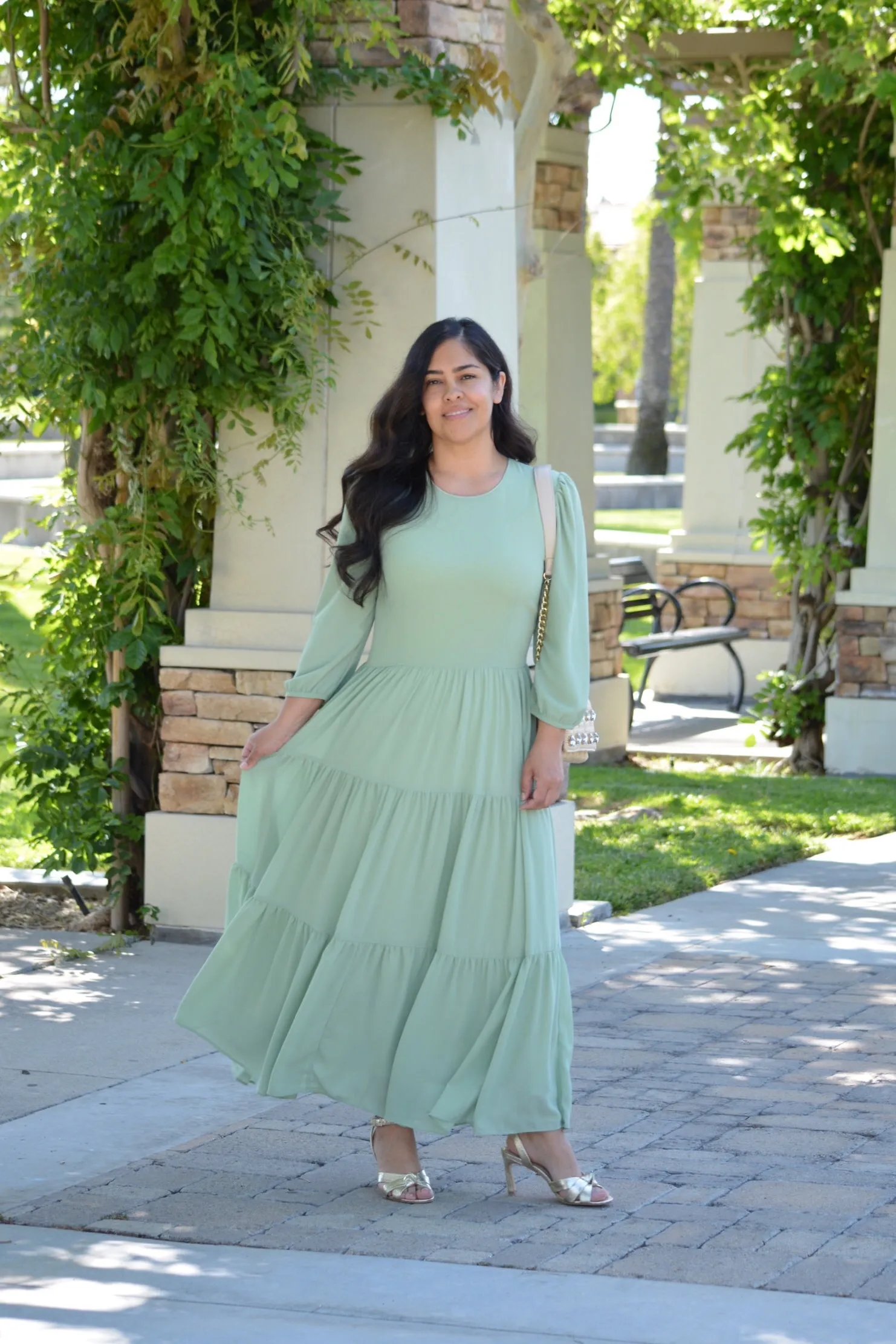 Marbella Sage Maxi Dress
