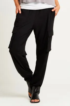 Matte Jersey Cargo Easy Pants