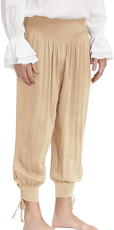 Medieval Pirate Pants for Boys Kids Renaissance Viking Pirate Costume