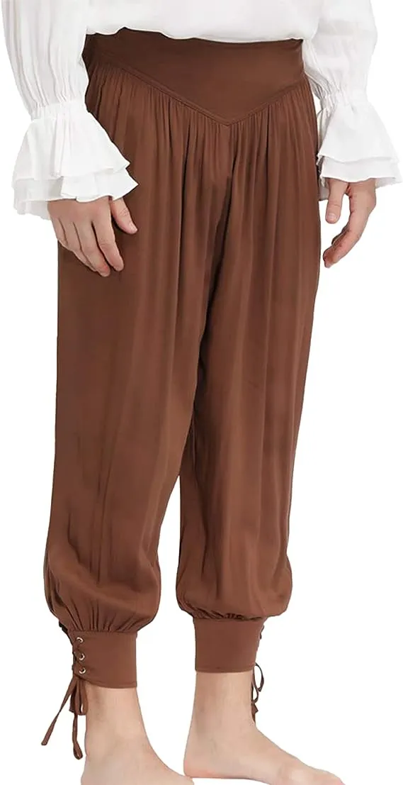 Medieval Pirate Pants for Boys Kids Renaissance Viking Pirate Costume