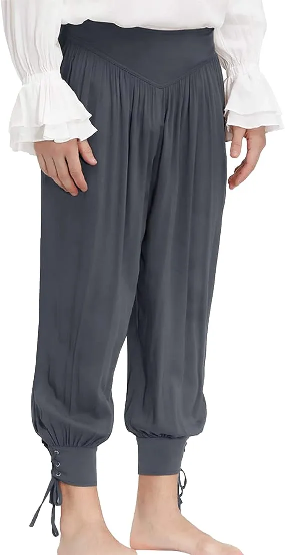 Medieval Pirate Pants for Boys Kids Renaissance Viking Pirate Costume