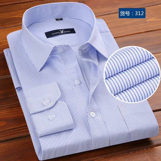 Men Slim Fit Fashion Print Dress Shirt