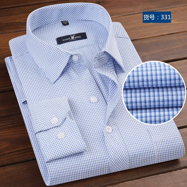 Men Slim Fit Fashion Print Dress Shirt