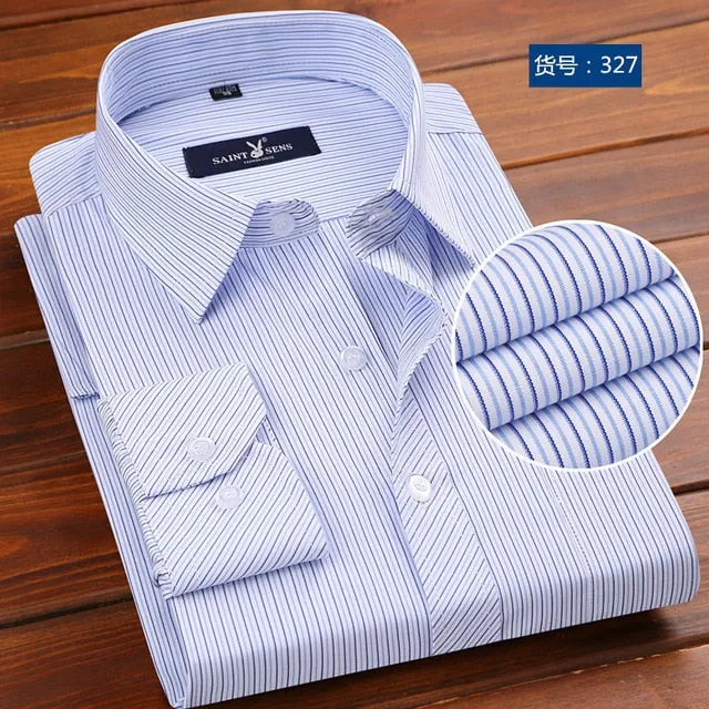 Men Slim Fit Fashion Print Dress Shirt