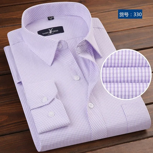 Men Slim Fit Fashion Print Dress Shirt