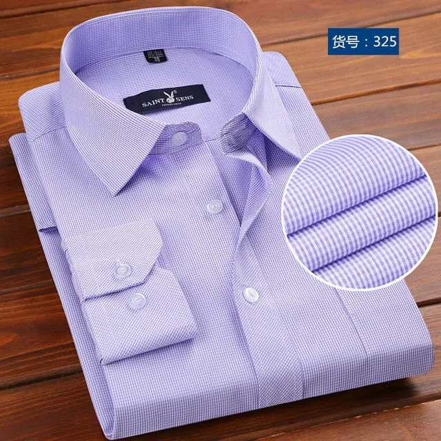 Men Slim Fit Fashion Print Dress Shirt