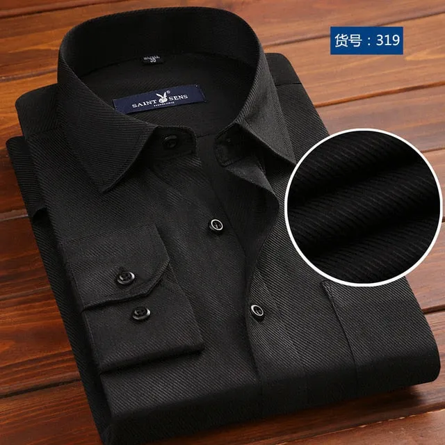 Men Slim Fit Fashion Print Dress Shirt