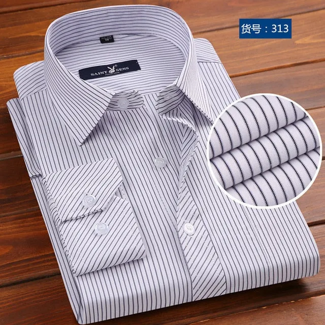 Men Slim Fit Fashion Print Dress Shirt