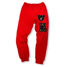 Men's Roku Studio Eat the Rich Joggers Red