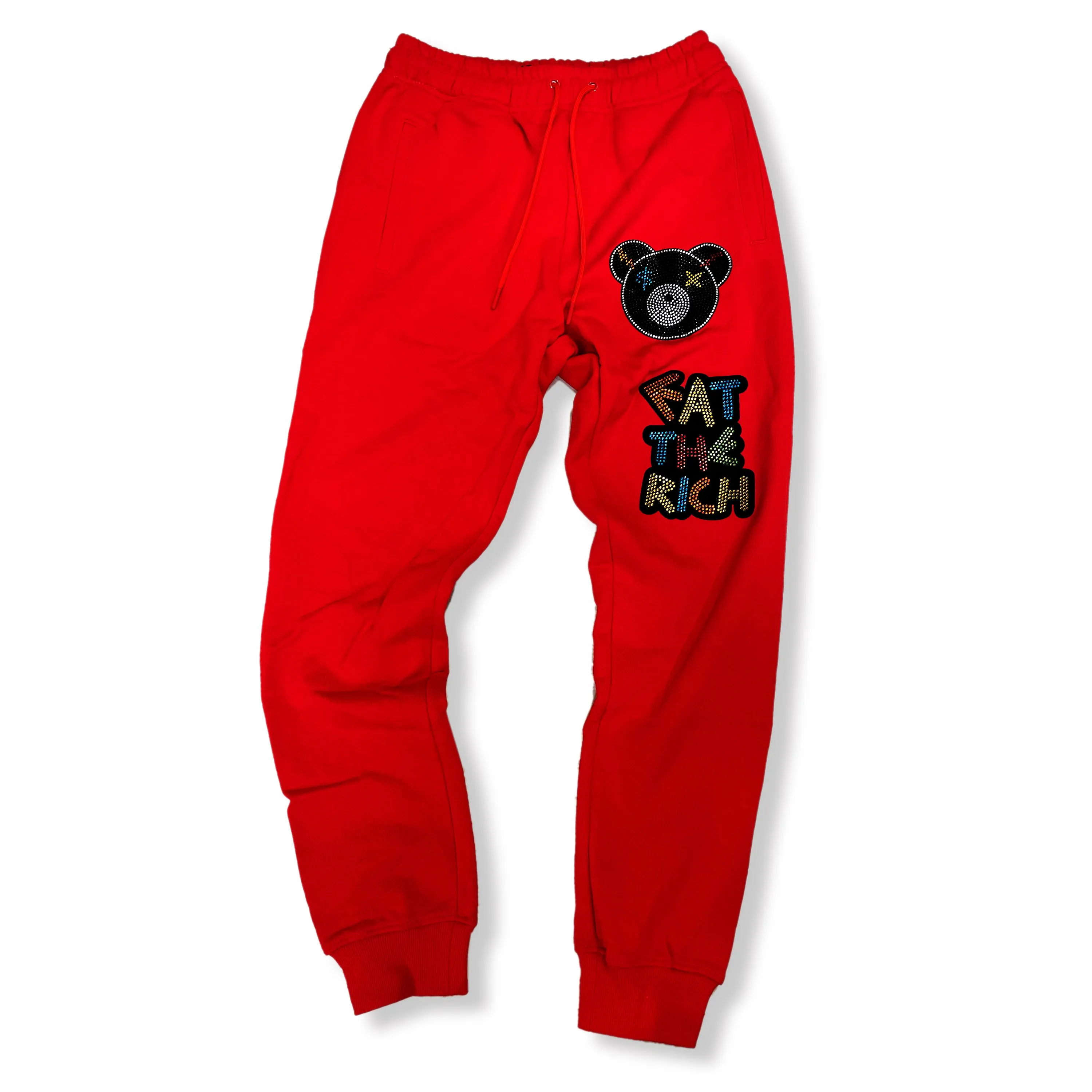 Men's Roku Studio Eat the Rich Joggers Red