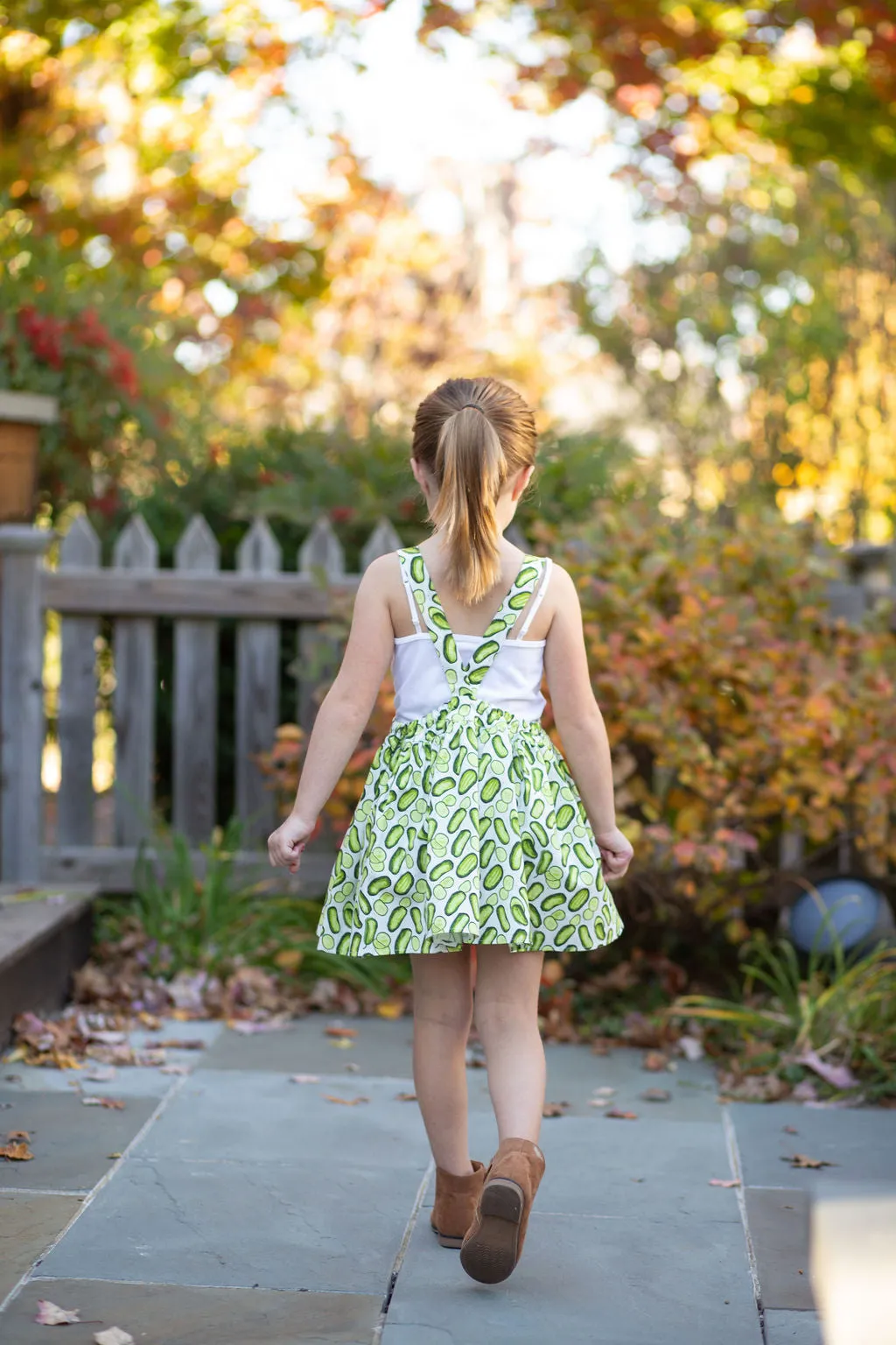 Pinafore Dress in Pickles