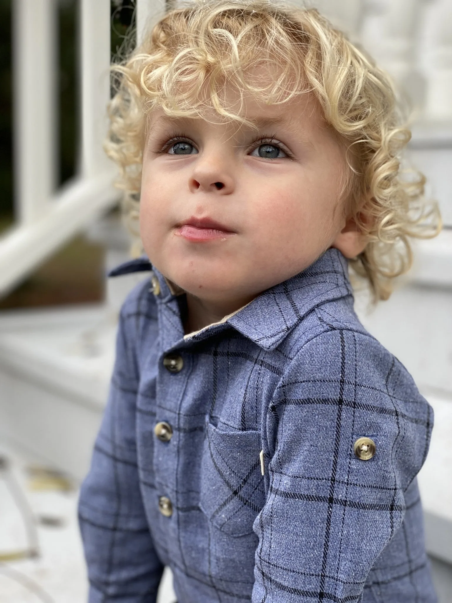 Plaid Woven Onesie by Me & Henry
