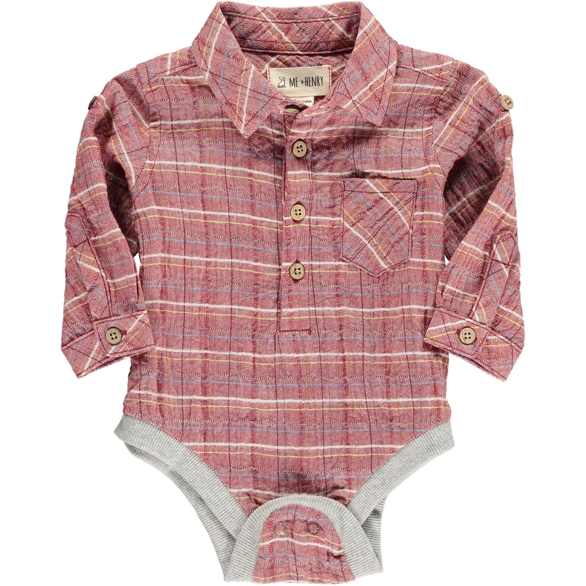 Plaid Woven Onesie by Me & Henry