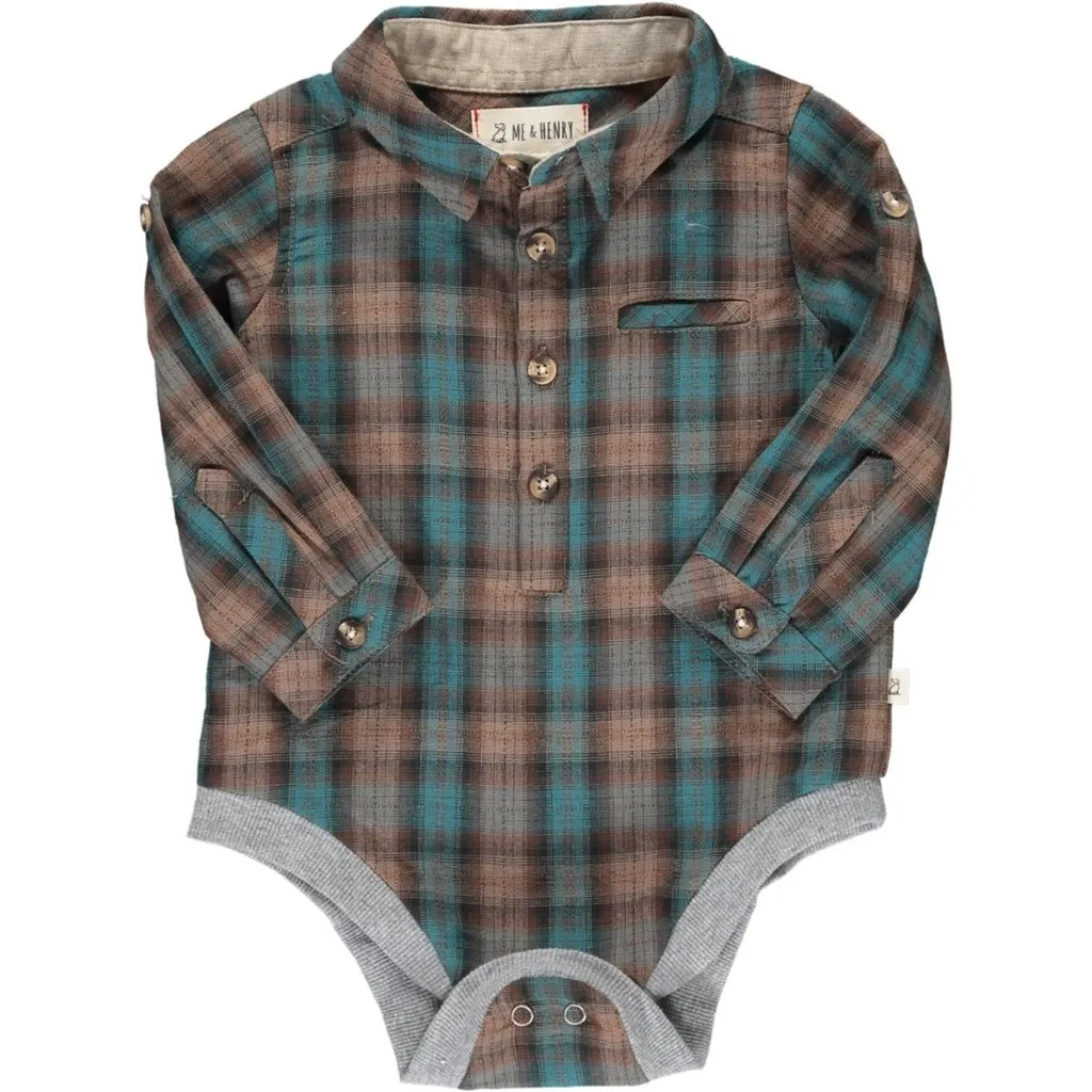 Plaid Woven Onesie by Me & Henry